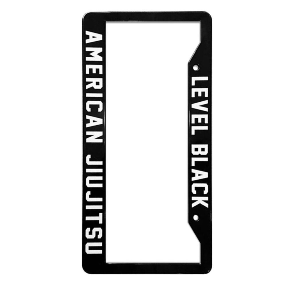 LXB Level Black Jiu Jitsu License Plate